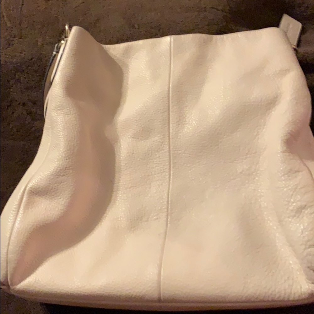 Sold another site —Coach Cream Leather Handbag - Picture 6 of 16